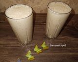 عکس مرحله 2 از دستور میلک شیک موز و بادام 🌺