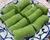Foto langkah ke 4 dari resep Dadar Gulung Pandan.