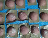 Foto langkah ke 3 dari resep Donat Gula Ubi Ungu.