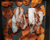 Foto del paso 4 de la receta: Dorada con boniato al horno