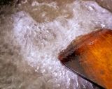 A picture of step 3 of Custard Powder Halwa.