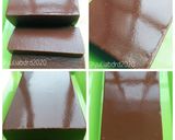 Foto langkah ke 4 dari resep Puding brownies lumer vla tepung custard.