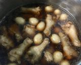 รูปขั้นตอนการทำที่ 5 ของ พะโล้ปีกไก่บนไข่นกกะทา