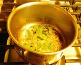 A picture of step 7 of Green Squash (Lauki) paruppu urundai More kuzhambu (in buttermilk sauce).