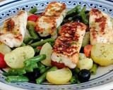Foto del paso 11 de la receta: Ensalada templada de patata, judías y Halloumi