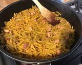 Une image de l'étape 8 de Macaronis au gorgonzola,bacon et tomates cerises façon one pot pasta.