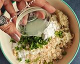 A picture of step 1 of Beetroot sabudana appe.