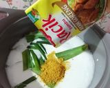 Foto langkah ke 2 dari resep 876. Ketan Kuning (Bumbu Racik) Toping Serundeng pedas.