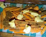 A picture of step 5 of Creamy garlic mashed potatoes with brown sugar baked Carrot's.