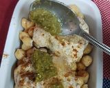 A picture of step 2 of Mix plate Chaat.