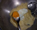 A picture of step 2 of Pakora curry.