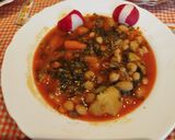 Foto del paso 12 de la receta: Potaje de garbanzos con alubias, acelgas y pringá