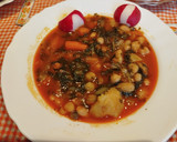 Foto del paso 12 de la receta: Potaje de garbanzos con alubias, acelgas y pringá