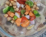 A picture of step 6 of Chickpea Salad.