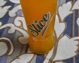 A picture of step 2 of Doodh slice drink.