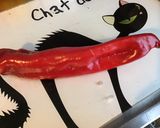 Une image de l'étape 7 de Diable de courge sucrine farcie morue,poivron,oignon au bouillon de curry.