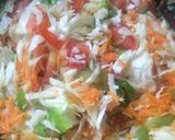 A picture of step 1 of Sooji Veggie Pancake.