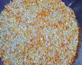 A picture of step 1 of Lentil veg dalia/porridge.