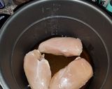 A picture of step 1 of Instapot Chicken Burrito Bowls.