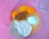 Foto del paso 1 de la receta: Bizcocho de yogur de frutos rojos, canela, Nesquik y limón