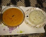 A picture of step 10 of Daal Chawal platter.