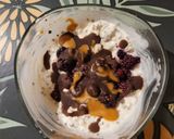 Une image de l'étape 6 de Overnight oats framboise chocolat healthy.