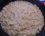 Foto del paso 4 de la receta Pasta fresca fetuccini a la carbonara