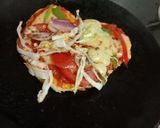 இதய வடிவு பிஸ்ஸா(heart shape pizza recipe in tamil) ரெசிபி ஸ்டேப் 6 புகைப்படம்