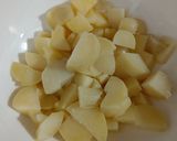 A picture of step 1 of Nepali Chukouni.