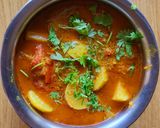 A picture of step 5 of Tinda masala curry.