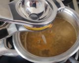 A picture of step 6 of Moringa drink.