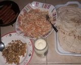 A picture of step 4 of Shawarma.