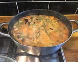 A picture of step 7 of Spicy Peanut Stew with Okra, Aubergine & Sweet Potato.