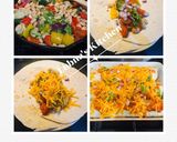 A picture of step 3 of Veggie Bean Enchiladas:.