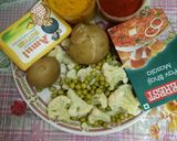 A picture of step 5 of Pav bhaji.