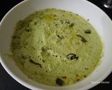 A picture of step 3 of Coconut chutney.