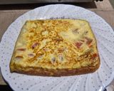 Foto langkah ke 3 dari resep Omelette Tahu Telur Nori.