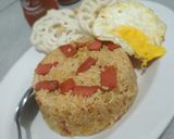 Foto langkah ke 5 dari resep Nasi Goreng Double Protein.