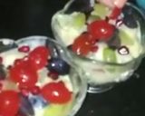 A picture of step 9 of Fruit custard.