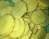A picture of step 1 of Sultan chips.
