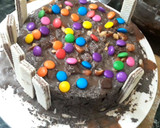சாக்லேட் கிட்கட் வேவ்வர் கேக் (Chocolate kitkat waffer cake recipe in tamil) ரெசிபி ஸ்டேப் 14 புகைப்படம்