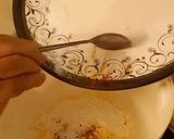 A picture of step 4 of Brinjal fry.