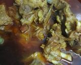 A picture of step 3 of Darbari gosht.