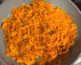 A picture of step 2 of Sweet potatoes nest.