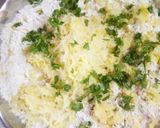 A picture of step 2 of Aloo Poori.
