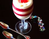 A picture of step 4 of Vanilla custard biscuit pudding.