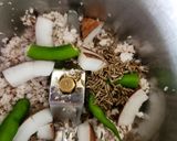 A picture of step 5 of Onam Sadhya Kootu Curry With Kerala Matta Red Rice.