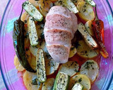 Foto del paso 6 de la receta: Pechuga de pollo al horno con mantequilla y cebollas moradas