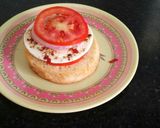 A picture of step 4 of Sunny sideup egg burger.
