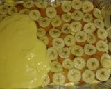 A picture of step 10 of Banana Pudding 😋😋.